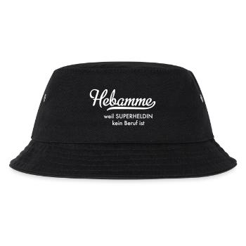 Hebamme - Kinder Bucket Hat - Schwarz - Vorne
