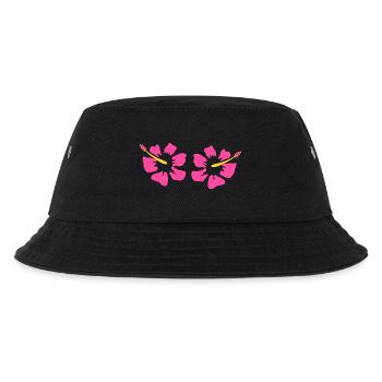 Flower Pink Pink Flower Flowers Pink Pink Flowers - Kids’ Bucket Hat - black - Front