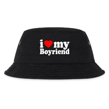 I love my boyfriend - Bob Enfant - noir - Devant