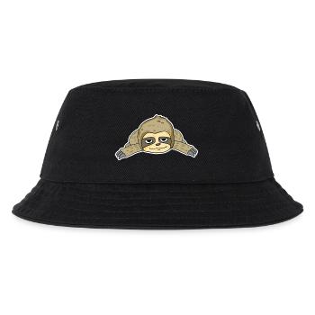 Faultier - Kinder Bucket Hat - Schwarz - Vorne