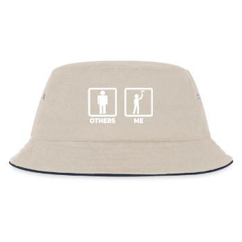 Hausmaler Leben - Kinder Bucket Hat - Natur/Navy - Vorne
