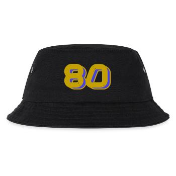 80. 80 JAHRE. 80. JAHRESTAG. 80-JÄHRIGES JUBILÄUM. - Kinder Bucket Hat - Schwarz - Vorne