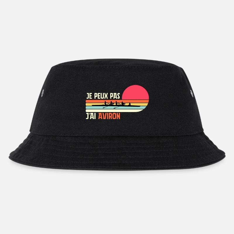 Ich kann nicht Ich Rudern Geschenk Geburtstag Humor - Kinder Bucket Hat - Schwarz