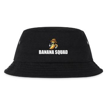 Retro Banane Neuheit Männer Frauen Kinder Lustige Banane - Kinder Bucket Hat - Schwarz - Vorne