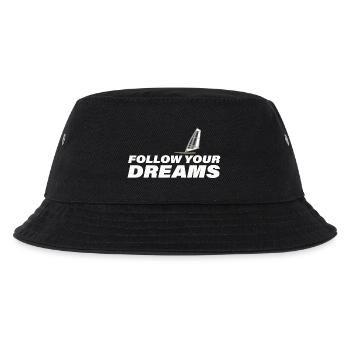 FOLLOW YOUR DREAMS - Kids’ Bucket Hat - black - Front