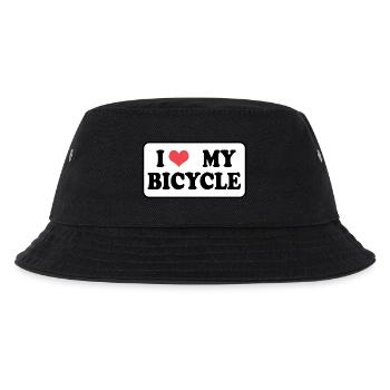 J'aime mon vélo bicyclette - Bob Enfant - noir - Devant