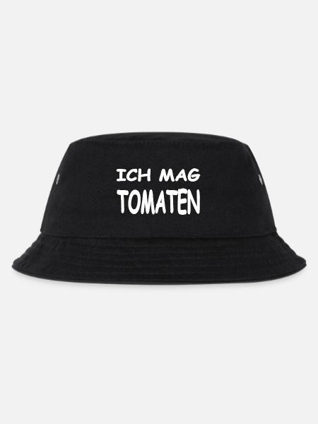Tomaten - Kinder Bucket Hat - Schwarz