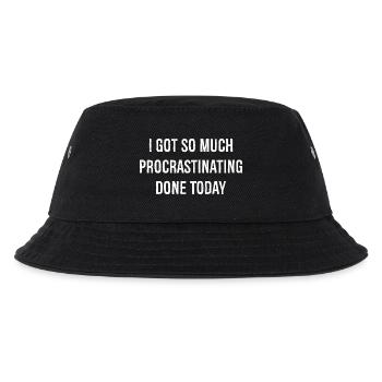 Ich habe heute so viel Aufschieben komisch erledigt - Kinder Bucket Hat - Schwarz - Vorne