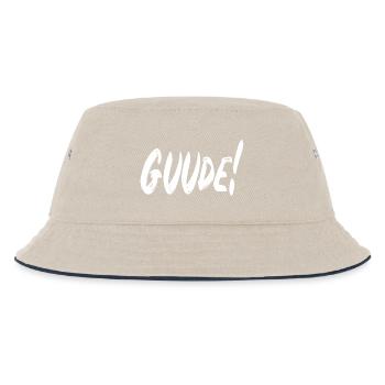 Guude! - Kinder Bucket Hat - Natur/Navy - Vorne