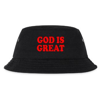 god is great - Kids’ Bucket Hat - black - Front