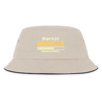Bientôt Musclé - Veuillez Patienter - Bob Enfant - blanc cassé/bleu marine - Devant