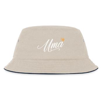 Nom Uma pour Femme Enfants Tout-petits - Uma Nom Personnalisé - Bob Enfant - blanc cassé/bleu marine - Devant
