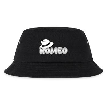 Romeo als Hut - Kinder Bucket Hat - Schwarz - Vorne