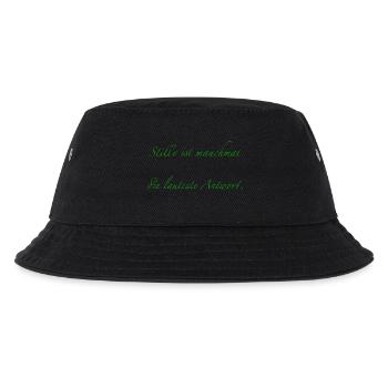 silence is sometimes the loudest response - Kids’ Bucket Hat - black - Front