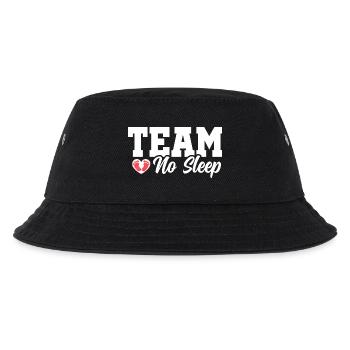 Team No Sleep - Kinder Bucket Hat - Schwarz - Vorne