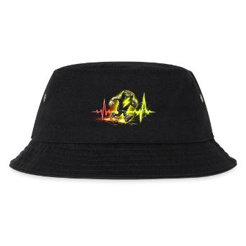Energy Drink Koffein Taurin - Kinder Bucket Hat - Schwarz - Vorne