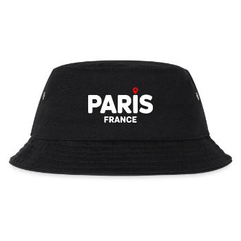 Paris France Frankreich Reise - Kinder Bucket Hat - Schwarz - Vorne