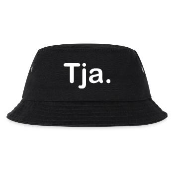 Tja. - Kinder Bucket Hat - Schwarz - Vorne