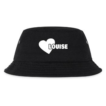 Geboren Louise - Kinder Bucket Hat - Schwarz - Vorne