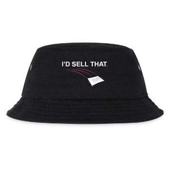 I'd sell that Funny Realtor Real Estate Agent - Kids’ Bucket Hat - black - Front