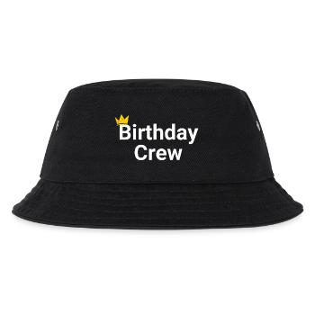 Birthday Crew - Kinder Bucket Hat - Schwarz - Vorne