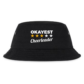 Okayest Cheerleader - Kinder Bucket Hat - Schwarz - Vorne