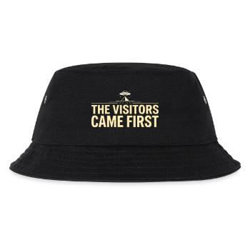 Die Gäste gingen an erster Stelle - Kinder Bucket Hat - Schwarz - Vorne