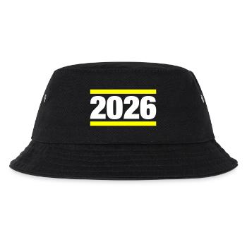 2026 year - Kids’ Bucket Hat - black - Front