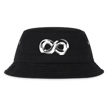Infinity Brushstroke Loop - Kids’ Bucket Hat - black - Front