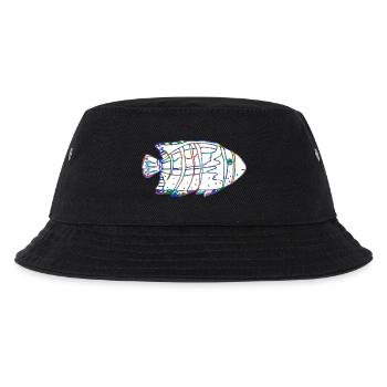 fish - Kids’ Bucket Hat - black - Front