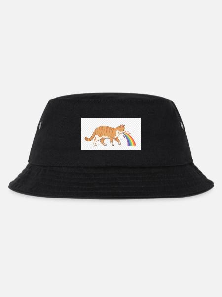 Chat crachant arc-en-ciel - Bob Enfant - noir