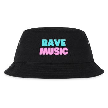 Musique rave Neon 3D - Bob Enfant - noir - Devant