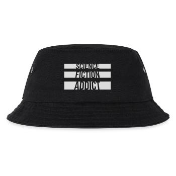 Science Fiction Addict Sci Fi Liebhaber Zitat Text - Kinder Bucket Hat - Schwarz - Vorne