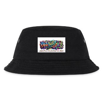 Eigener Raum Graffiti Kunst - Kinder Bucket Hat - Schwarz - Vorne