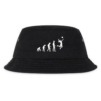 Volleyball Geschenkidee - Kinder Bucket Hat - Schwarz - Vorne
