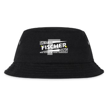 Fischer Ding - Kinder Bucket Hat - Schwarz - Vorne