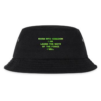 Geboren in Geekdom - Kinder Bucket Hat - Schwarz - Vorne