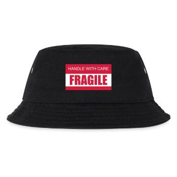 FRAGILE Handle with care 2c - Kids’ Bucket Hat - black - Front