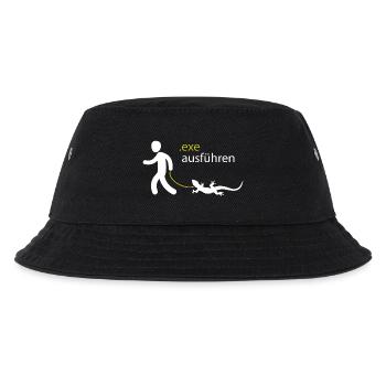 .exe ausführen ADMIN - Kinder Bucket Hat - Schwarz - Vorne