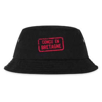 designed label britain - Kids’ Bucket Hat - black - Front