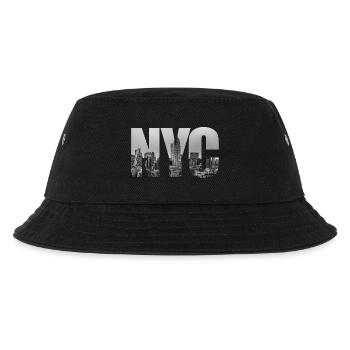 NYC - Kinder Bucket Hat - Schwarz - Vorne