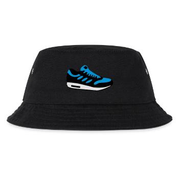 schuh__f3 - Kinder Bucket Hat - Schwarz - Vorne