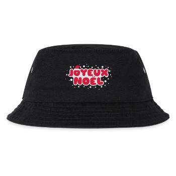 Joyeux Noël - Kinder Bucket Hat - Schwarz - Vorne