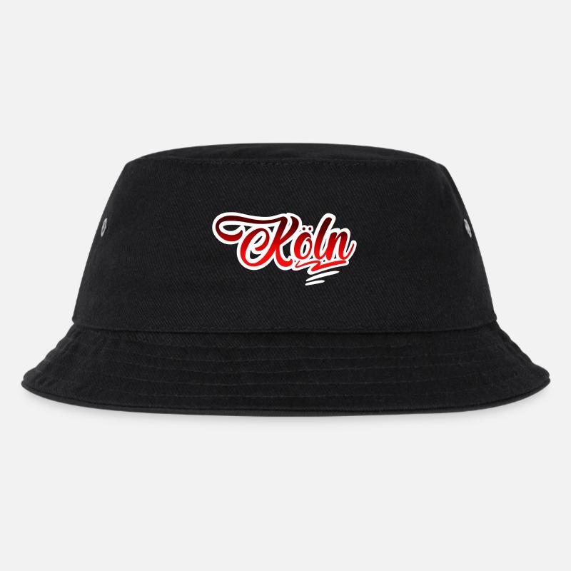 Köln - Kinder Bucket Hat - Schwarz