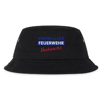 Freiwillige Feuerwehr Nachwuchs - Kinder Bucket Hat - Schwarz - Vorne