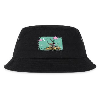 Schnelle Frau - Kinder Bucket Hat - Schwarz - Vorne