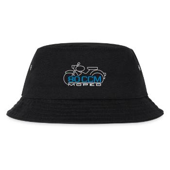 Moped Spatz 80 ccm Emblem - Kinder Bucket Hat - Schwarz - Vorne