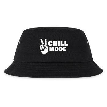 Chill Mode Relaxation Relaxing Symbol Peace Sign - Kids’ Bucket Hat - black - Front