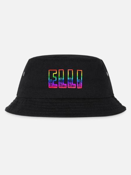 elli rs regenbogen - Kinder Bucket Hat - Schwarz
