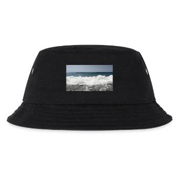Sea Foam Wave - Kinder Bucket Hat - Schwarz - Vorne